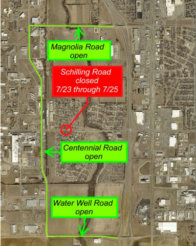 SCHILLING ROAD CLOSED NEXT WEEK - News Image